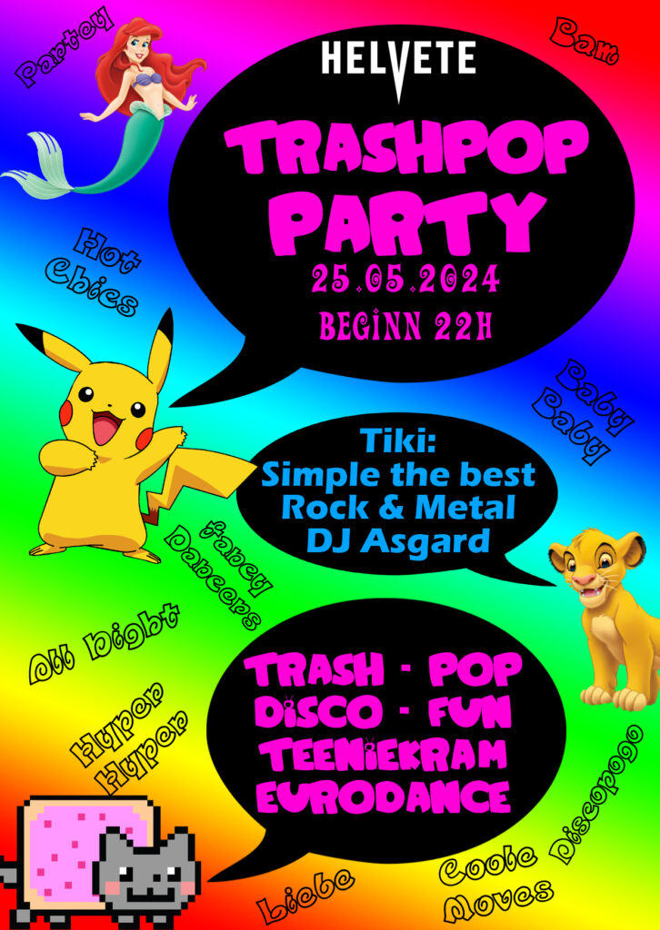 Trashpop Party - Retro Edition - 25. Mai 2024 - Helvete Oberhausen