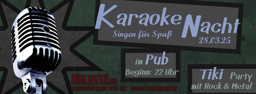 Rock & Metal Karaoke - 28. März 2025 - Helvete Oberhausen