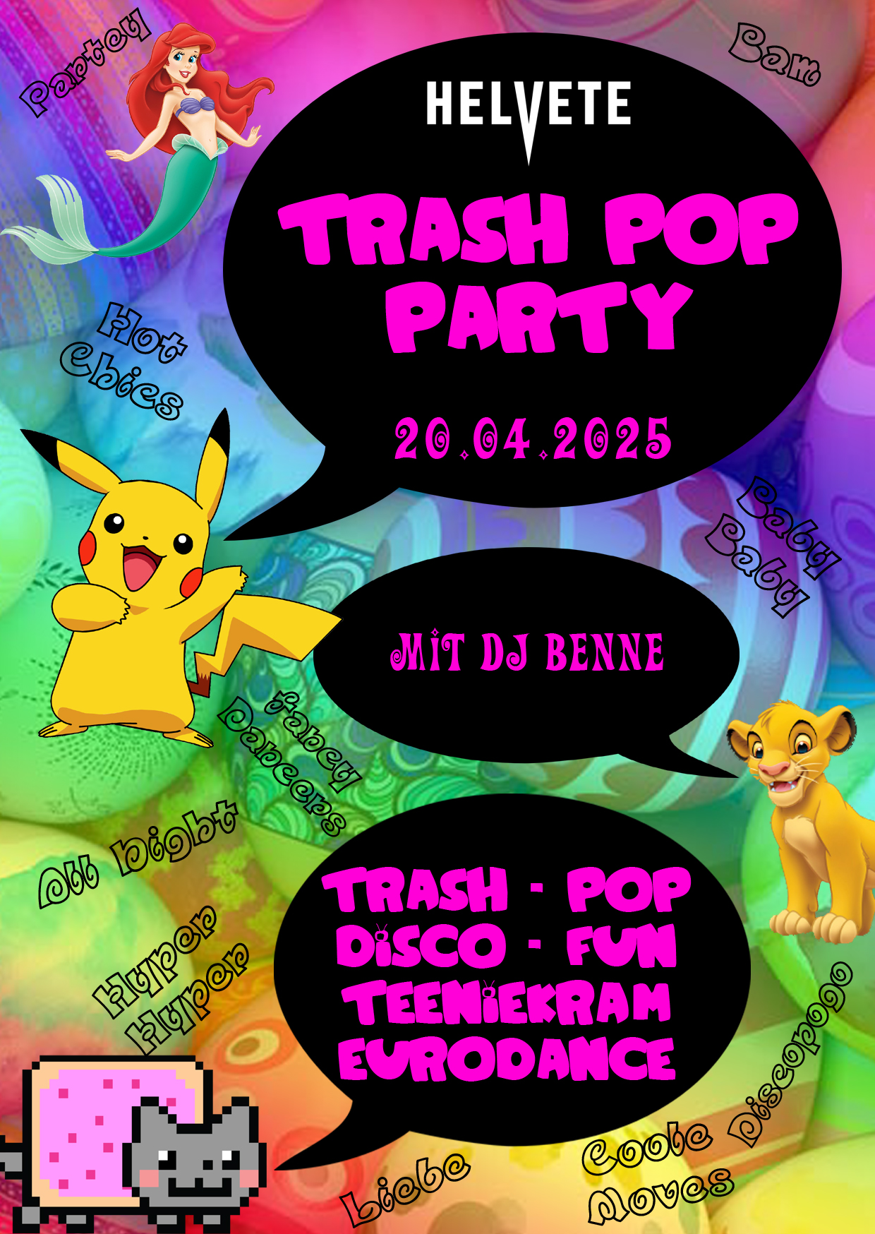 Trashpop Party - Ostersonntag - 20. April 2025 - Helvete Oberhausen