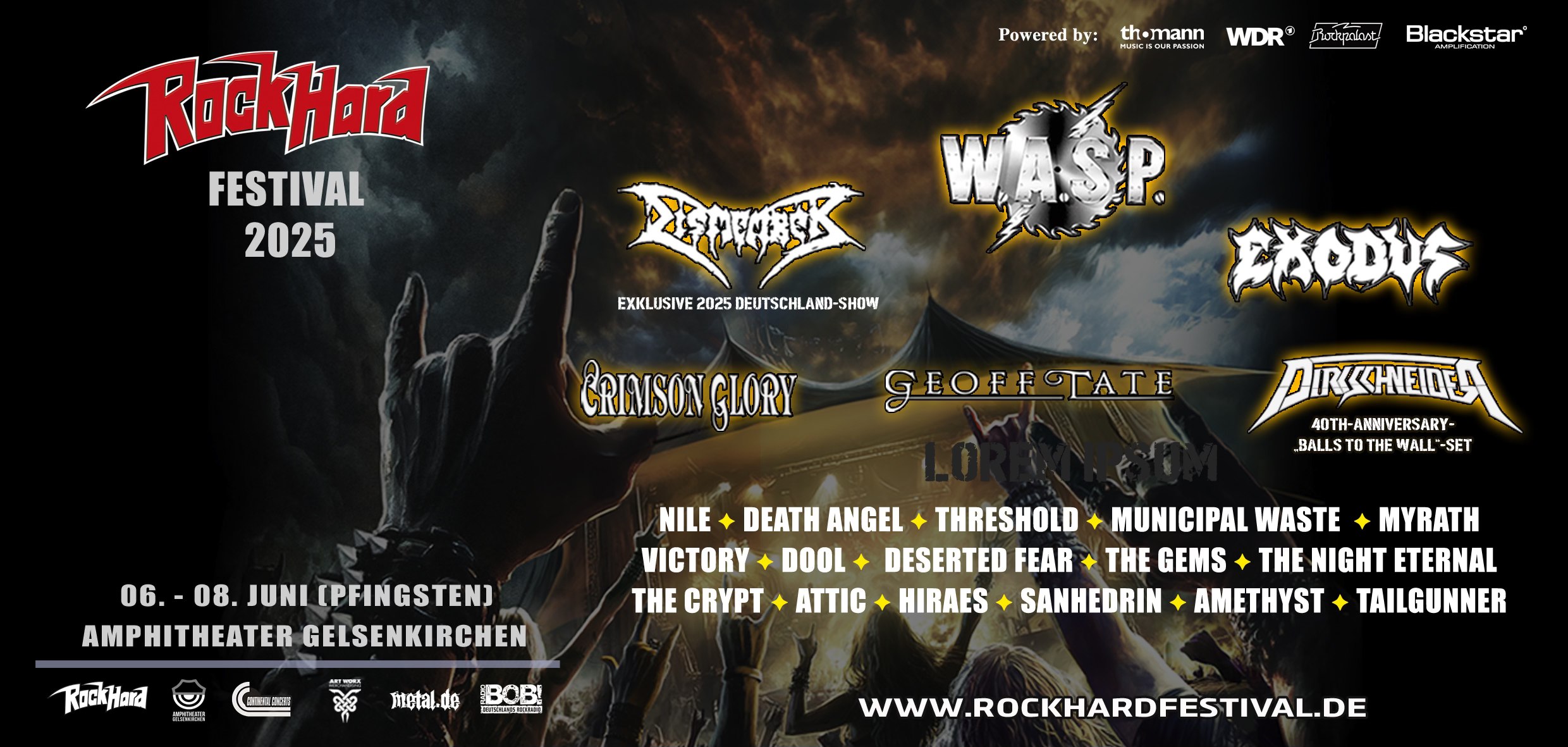 Rock hard Festival 2025 Aftershowparty - 08.06.2025 - Amphitheater Gelsenkirchen