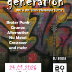 Nu Generation – Die 90s & 00s Rock Nostalgie Party - 24.01.2026