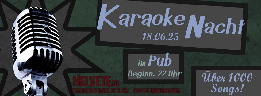 Rock & Metal Karaoke - 18. Juni 2025 - Helvete Oberhausen