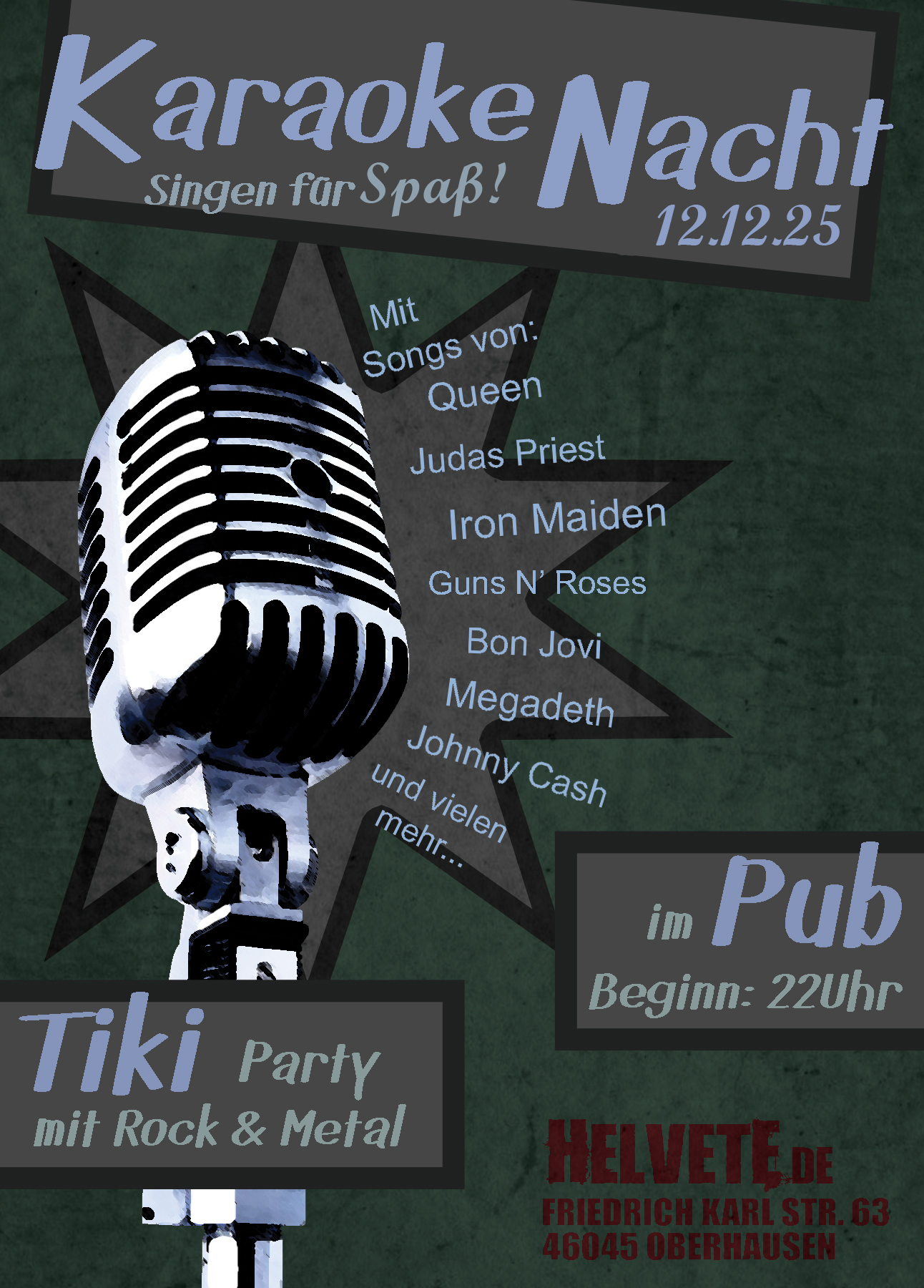 Rock & Metal Karaoke - 12. Dezember 2025 - Helvete Oberhausen