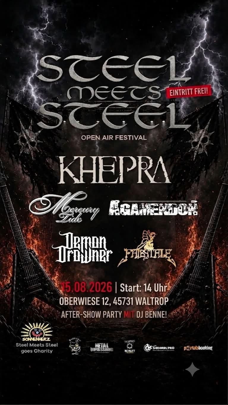 Steel Meets Steel Aftershow Party - 15. August 2026
